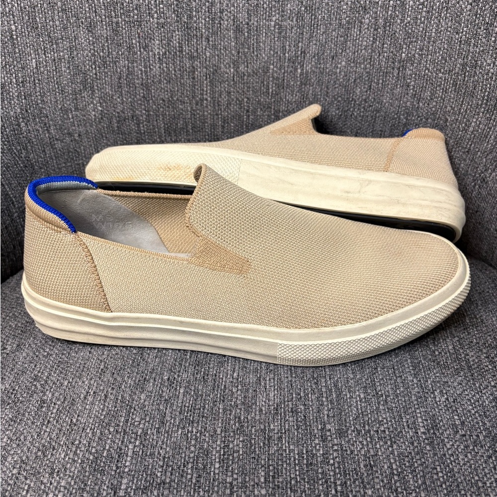 Rothy's The Original Slip On City Sneakers Sand Shoes Men’s Sz 9 Women’s Sz 10.5 - Picture 4 of 9